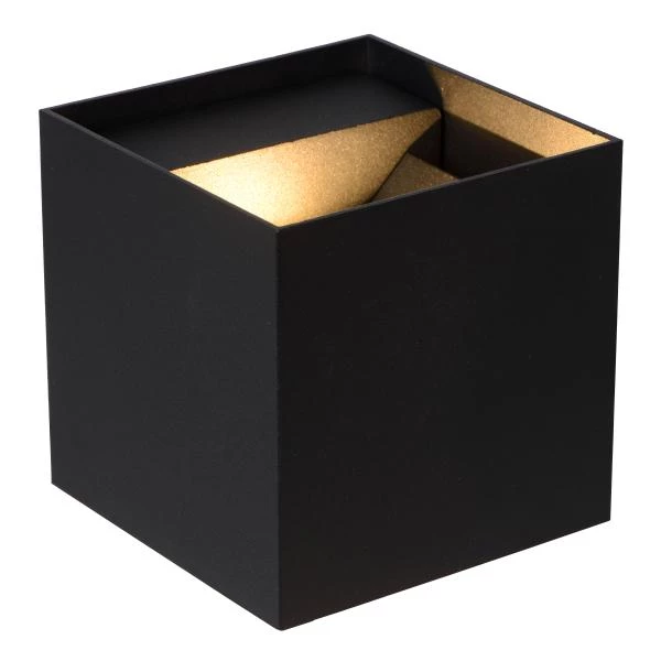 Lucide AXI - Foco de pared / Lámpara de pared Baño - LED - 2x7W 2700K - IP54 - Ángulo de haz ajustable - Negro - detalle 1